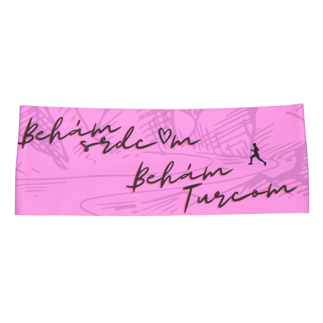 Čelenka TessSport Behám ♡, behám Turcom - ružová